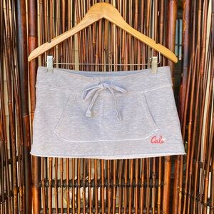 NEW Hollister Gray Sweatshirt Mini Skirt